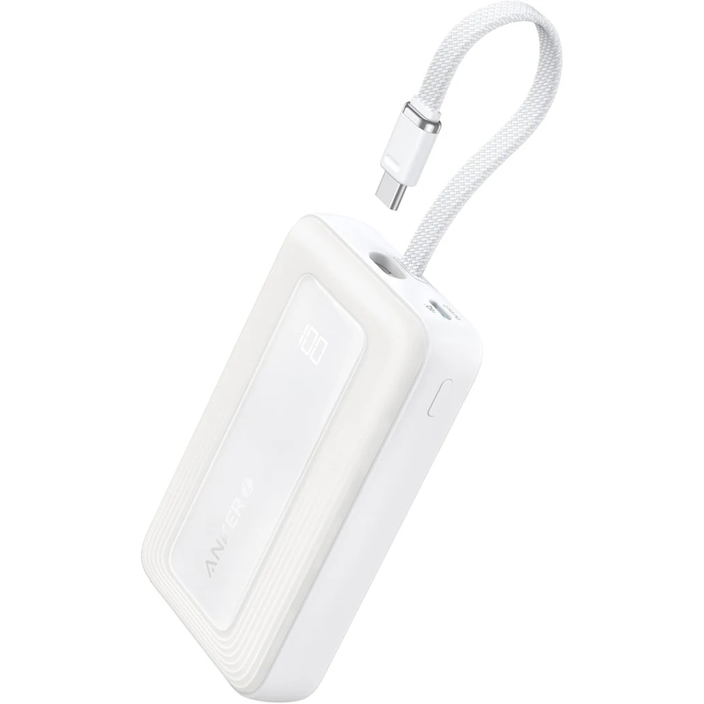 Ārējais akumulators Anker 10000 mAh White (A1688H21)