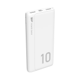 Ārējais akumulators Silicon Power 10000 mAh White (SP10KMAPBKGP150W)