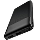 Ārējais akumulators HOCO J72 10000 mAh Black (J72 black)