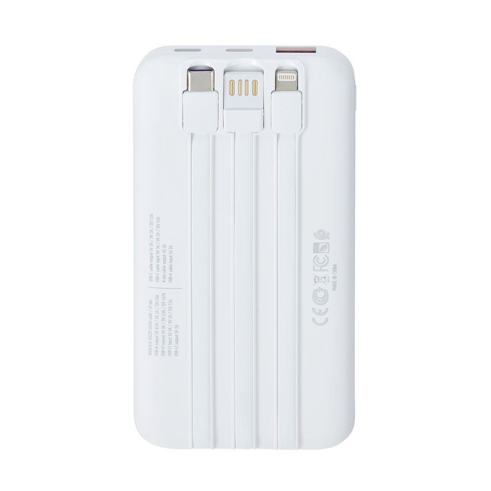 Ārējais akumulators Rivacase VA2211 10000 MAH White - VA2211 WHITE - foto 2