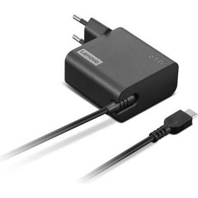 Tīkla lādētājs Lenovo 65W USB-C WALL ADAPTER - EU (GX21L58555)