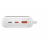 Ārējais akumulators Baseus Qpow PRO 20000 mAh White (PPQD060302)