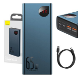 Ārējais akumulators Baseus Adaman 20000 mAh Blue (PPIMDA-D03)