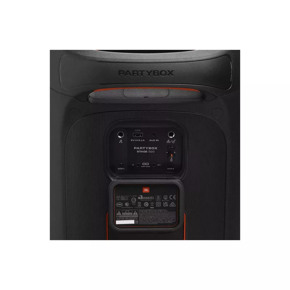 Pārnēsājama akustika JBL PartyBox Stage 320 Black (JBLPBSTAGE320EP) - foto 2