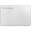 Ārējie cietie diski un SSD Transcend StoreJet 1TB Silver (TS1TSJ25C3S)