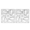 Korpusa dzesētājs Mars Gaming KIT 2X FANS MF-PROX2 White (MFPROX2W)