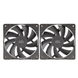 Korpusa dzesētājs Mars Gaming KIT 2X FANS MF-PROX2 Black (MFPROX2)