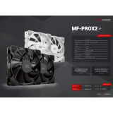 Korpusa dzesētājs Mars Gaming KIT 2X FANS MF-PROX2 Black (MFPROX2)