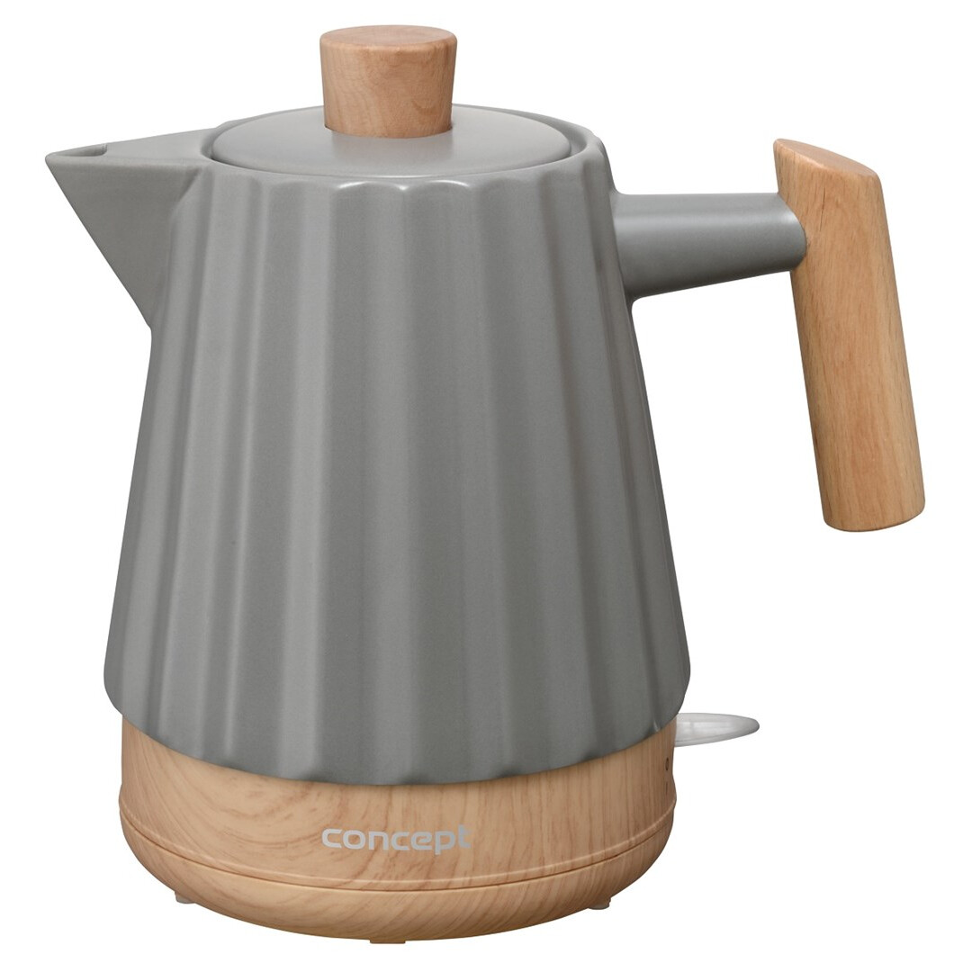 Tējkanna CONCEPT RK0092 Ceramic 1.5L  1500W Dark grey