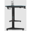 Datoru galds Onex Table Rectangular with contoured corners Black (ONEX-GD1200H) - foto 2