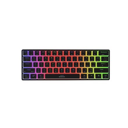Tastatūra Genesis THOR 660 G2 Gaming keyboard ENG Black (NKG-2196)
