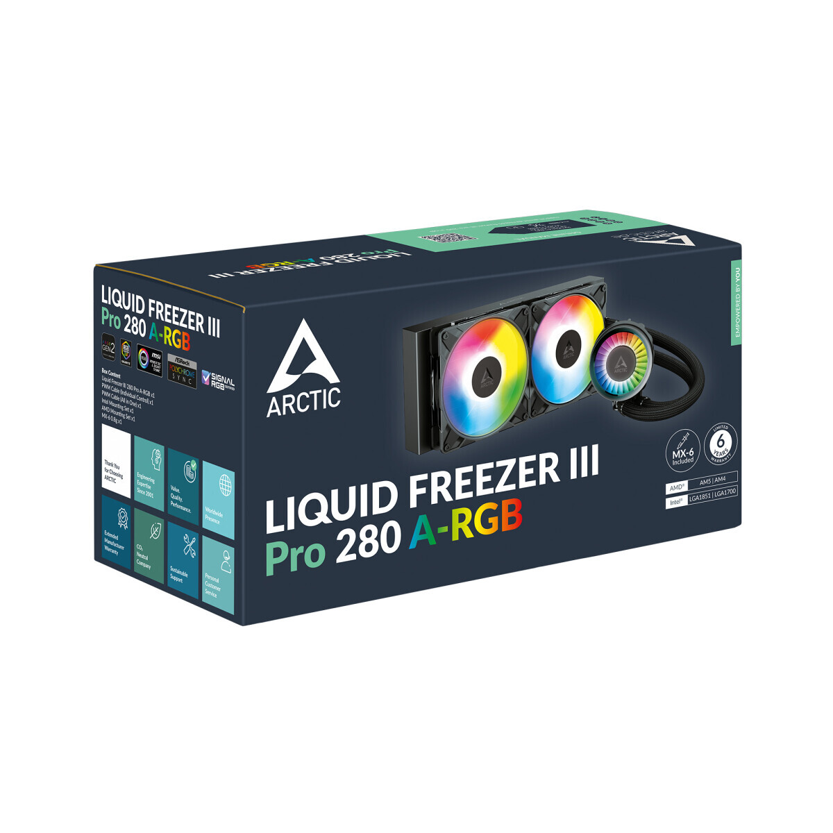 Procesoru dzesētaji ARCTIC Liquid Freezer III Pro 280 A-RGB (ACFRE00183A) - foto 6