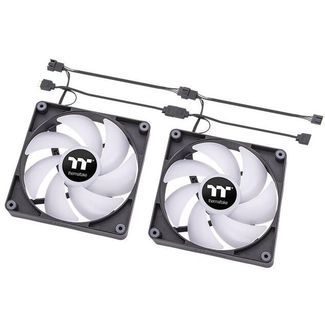 Case Fan Thermaltake CT140 ARGB Sync Fan Black (2-Fan Pack) - CL-F150-PL14SW-A - photo 3