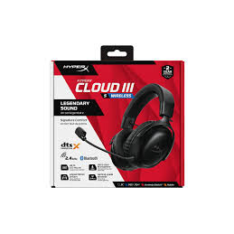 Austiņas HYPERX CLOUD III S WRL/WL BK GAM (A59YZAA) - foto 2