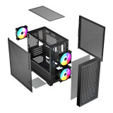 Datoru korpuss Logic DART PRO ARGB MINI (AM-DART-PRO-ARGB-10)
