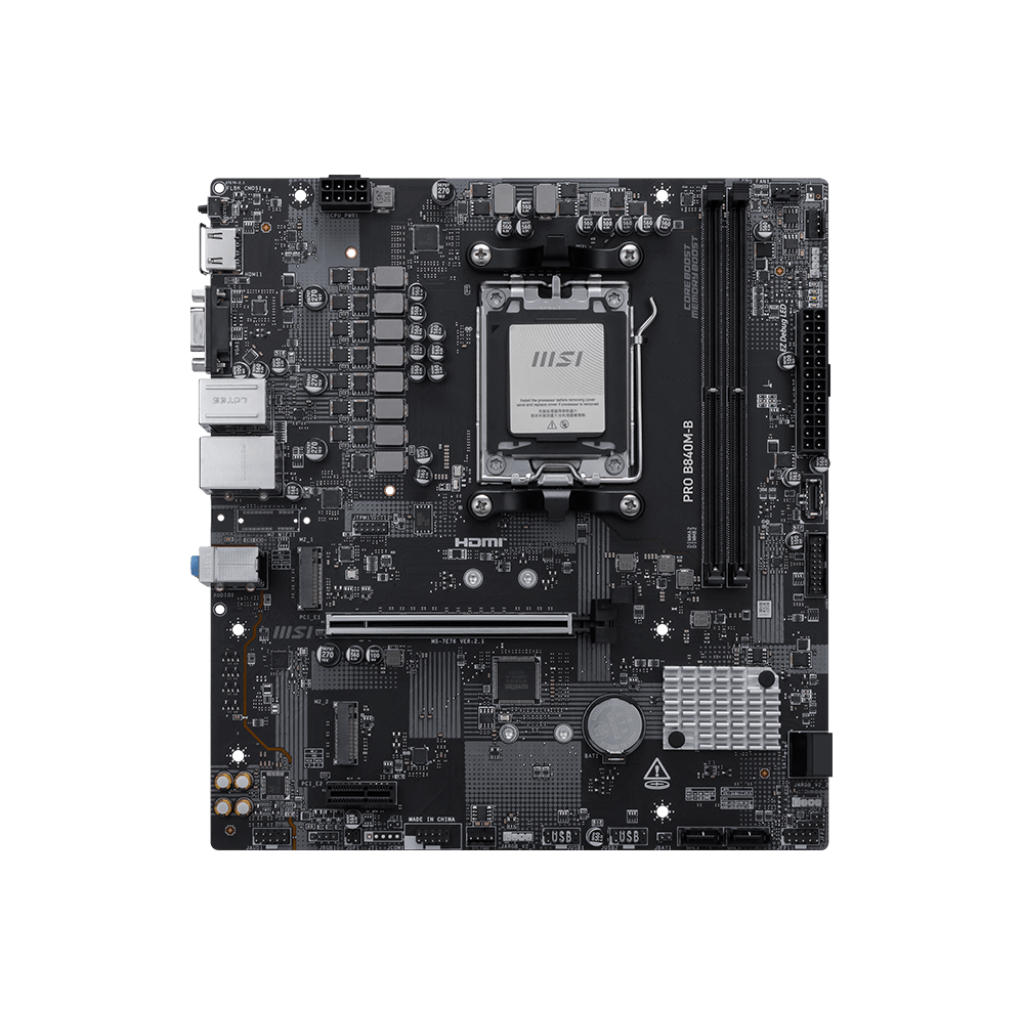 Pamatplate MSI PRO B840M-B (7E76-002R)