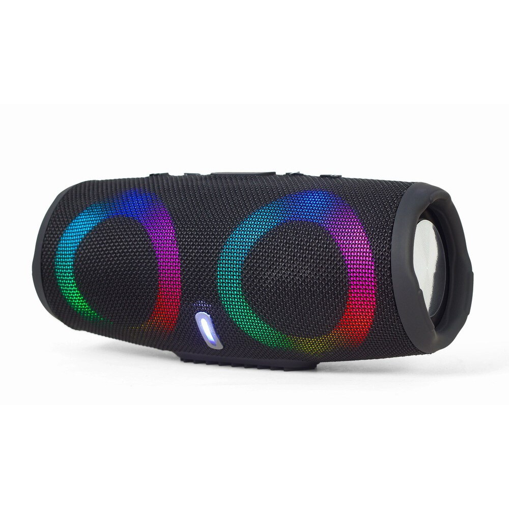 Pārnēsājama akustika Gembird SPK-BT-LED-02 portable party speaker Mono Black 10 W