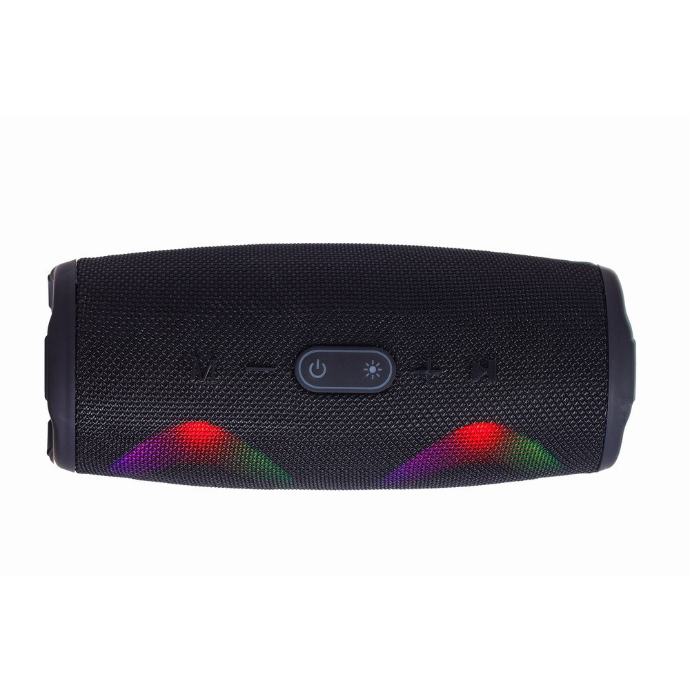 Pārnēsājama akustika Gembird SPK-BT-LED-02 portable party speaker Mono Black 10 W - foto 2