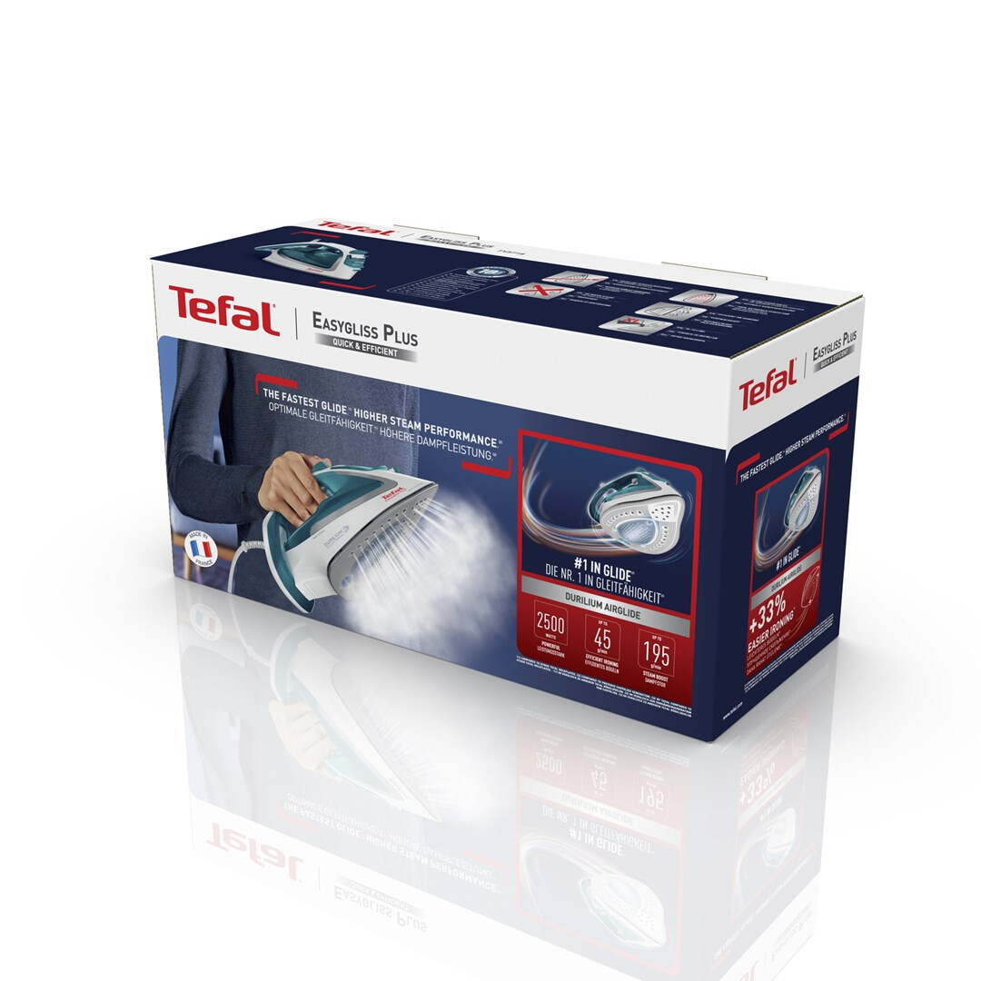 Gludeklis Tefal EasyGliss Plus FV5718 2 WHITE (FV5718) - foto 3