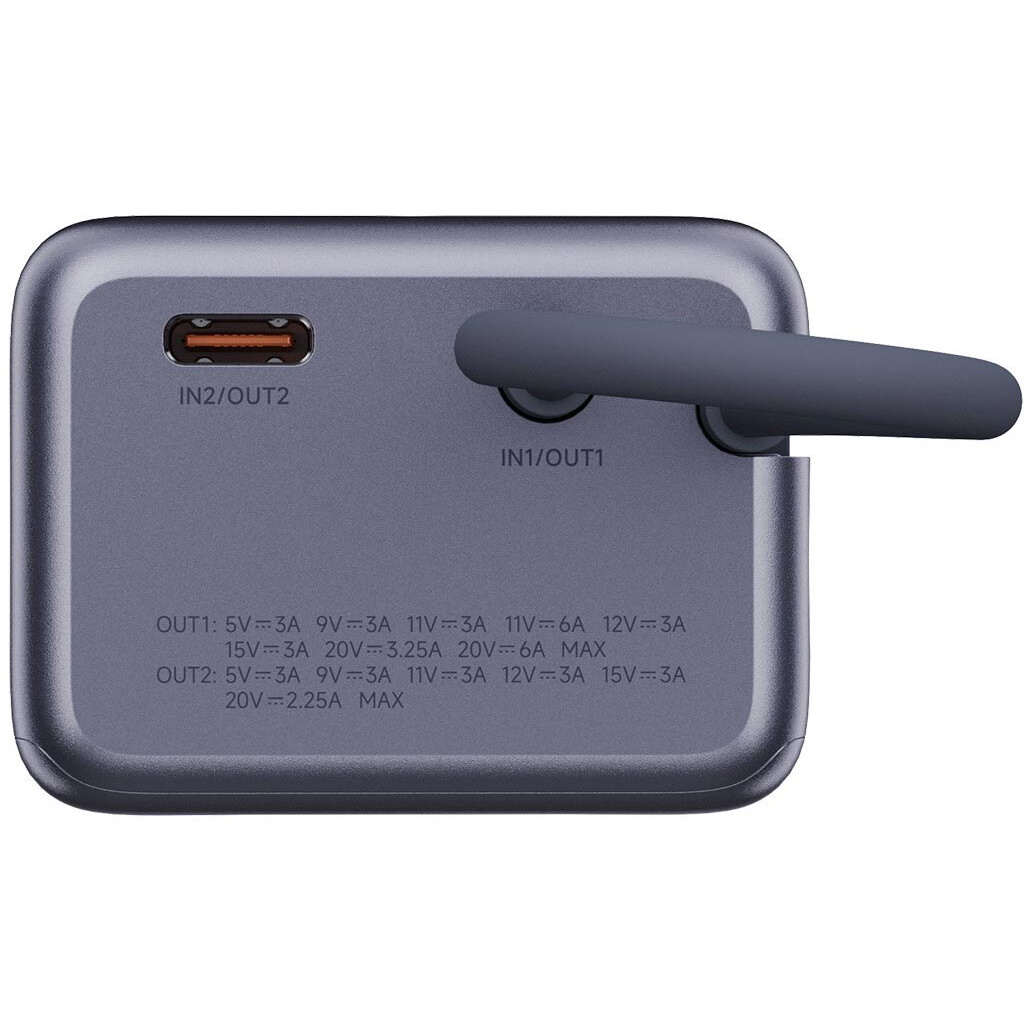 Ārējais akumulators Xiaomi 165W 10000 mAh USB-C Gray - BHR9361GL - foto 2