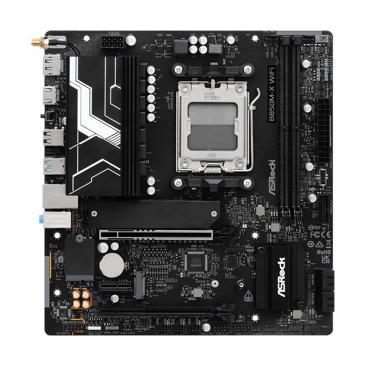 Pamatplate ASRock AMD B850 X Series BLACK (B850M-X WIFI R2.0)