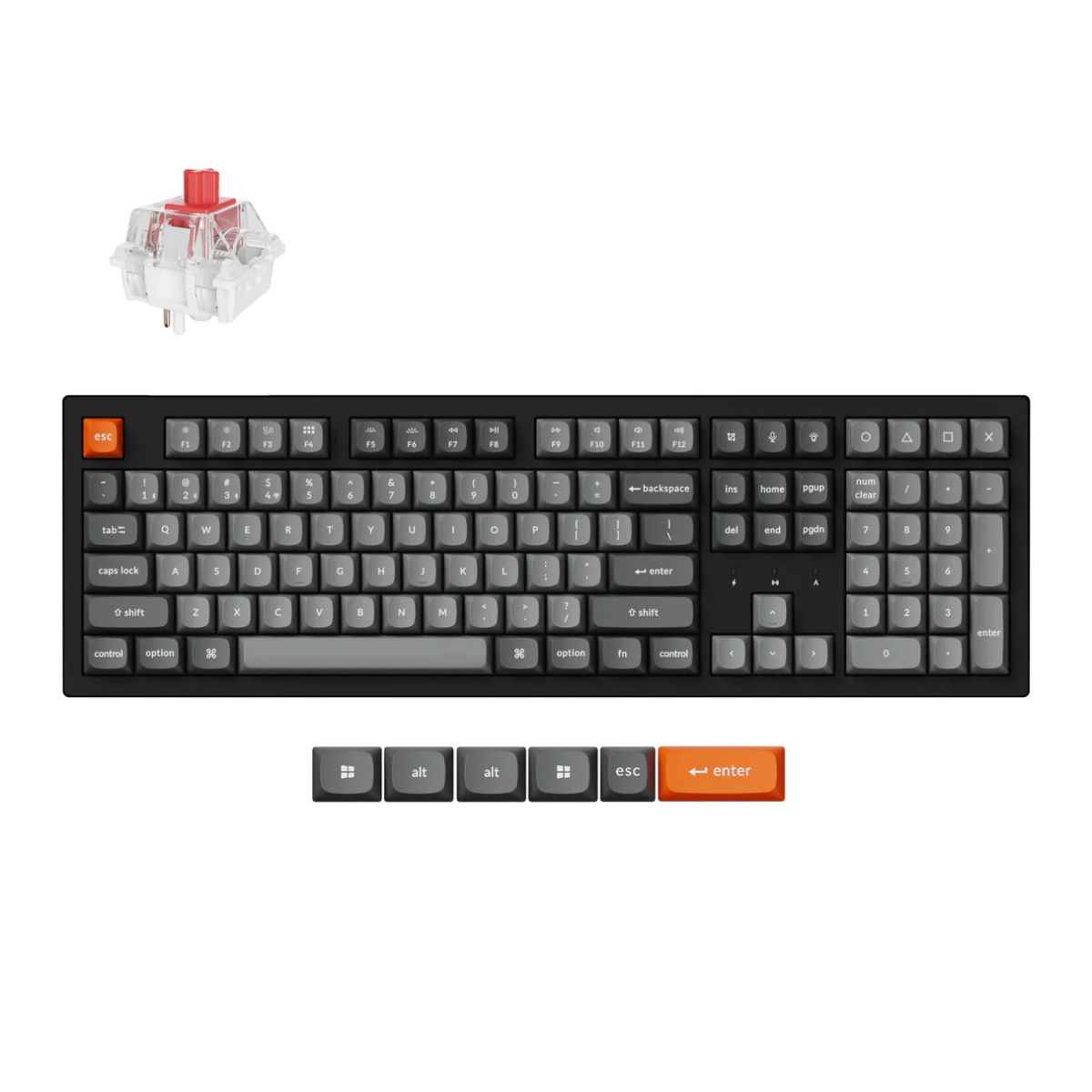 Tastatūra Keychron K10 MAX (K10M-H1)