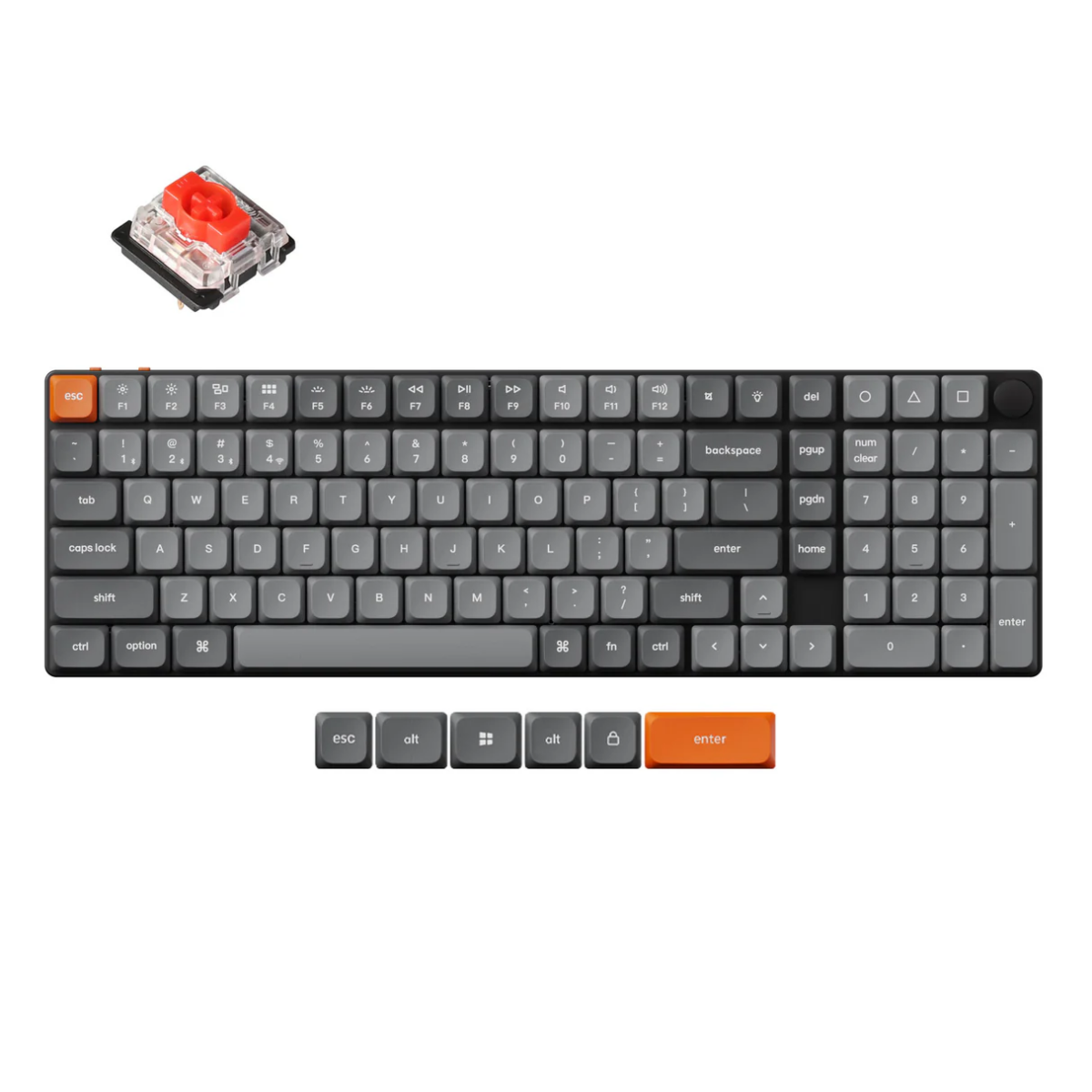 Tastatūra Keychron K17 Max (K17M-B1)