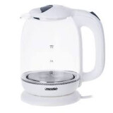 Kettle Mesko | Kettle | MS 1302w | Electric | 2200 W | 1.7 L | Glass | 360° rotational base | White (MS 1302 )