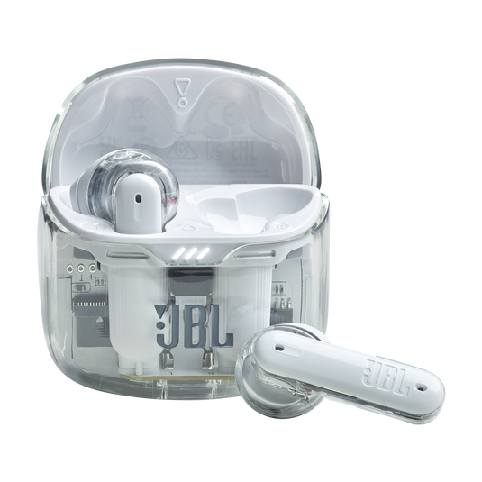 Austiņas JBL Tune Flex Ghost Edition (JBL-TFLEXGHST-WHT)