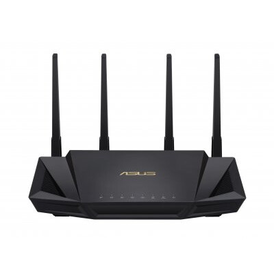 Rūteris (maršrutētājs) ASUS RT-AX58U Black (90IG04Q0-MU2R10)