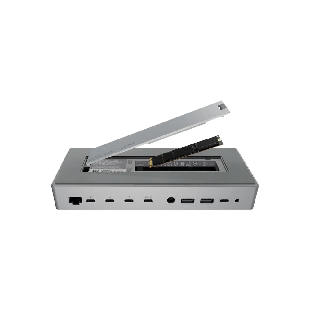 USB centrmezgls Razer Thunderbolt 5 Dock Mercury White (RC21-02290200-R3EK) - foto 2