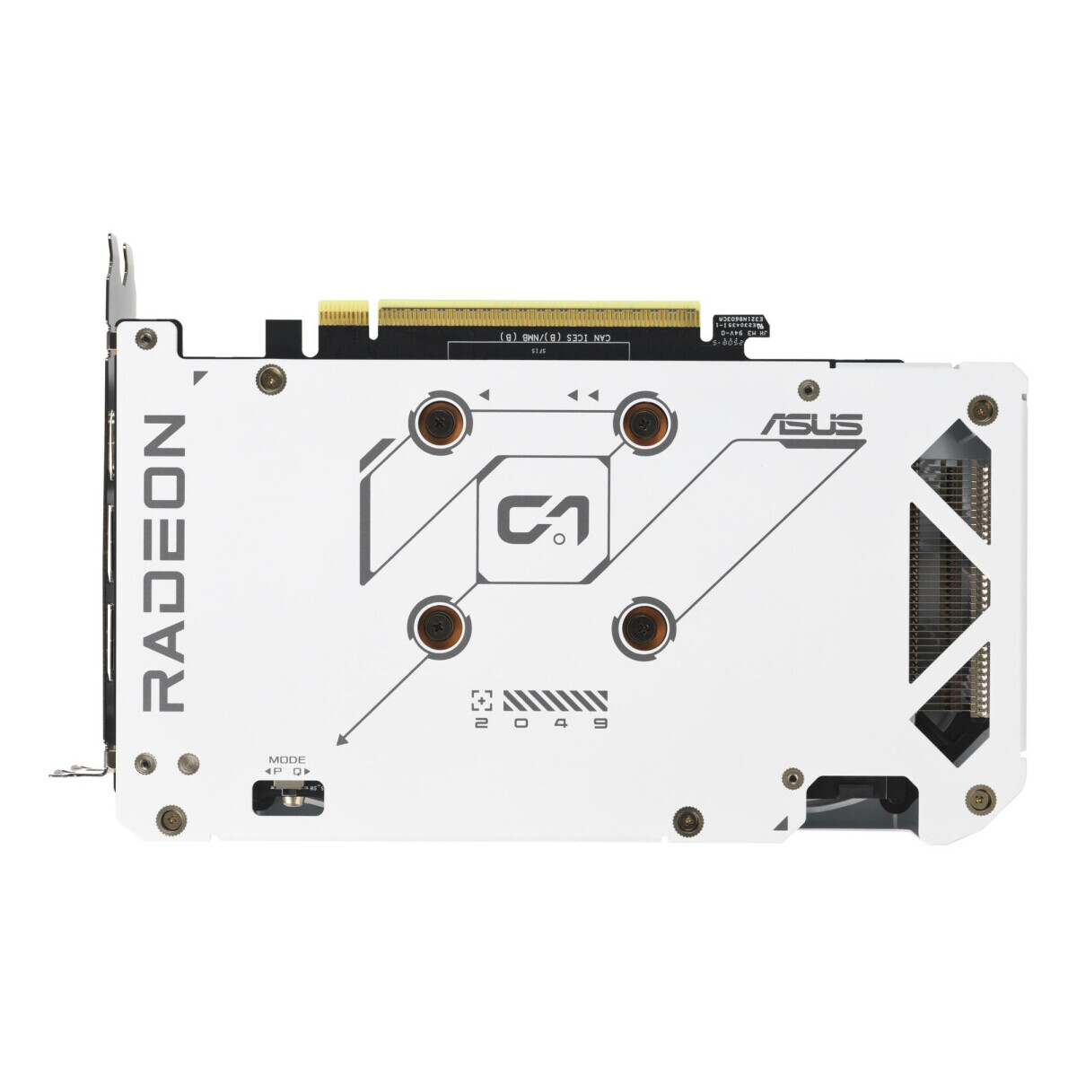 Videokarte ASUS Dual Radeon RX 9060 XT 16GB GDDR6 White Edition - DUAL-RX9060XT-16G-WH - foto 3