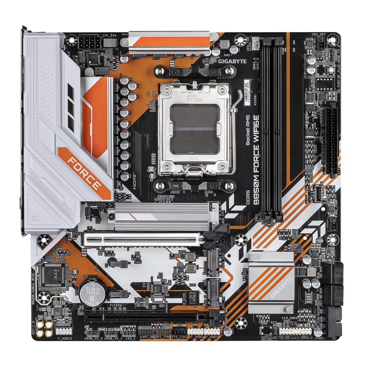 Pamatplate Gigabyte  B850M AMD SAM5 BLACK (B850M FORCE WF6E)