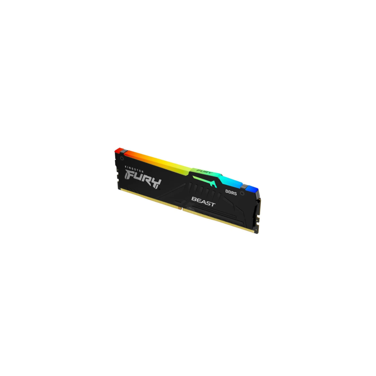 Operatīvā atmiņa Kingston FURY Beast RGB 16GB 6000MTs DDR5 CL36 1 BLACK (KF560C36BBE2A-16)