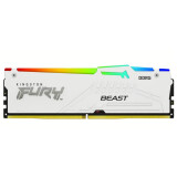 Operatīvā atmiņa Kingston FURY Beast White RGB EXPO 16GB 6000MTs DDR5 CL36 (KF560C36BWE2A-16)