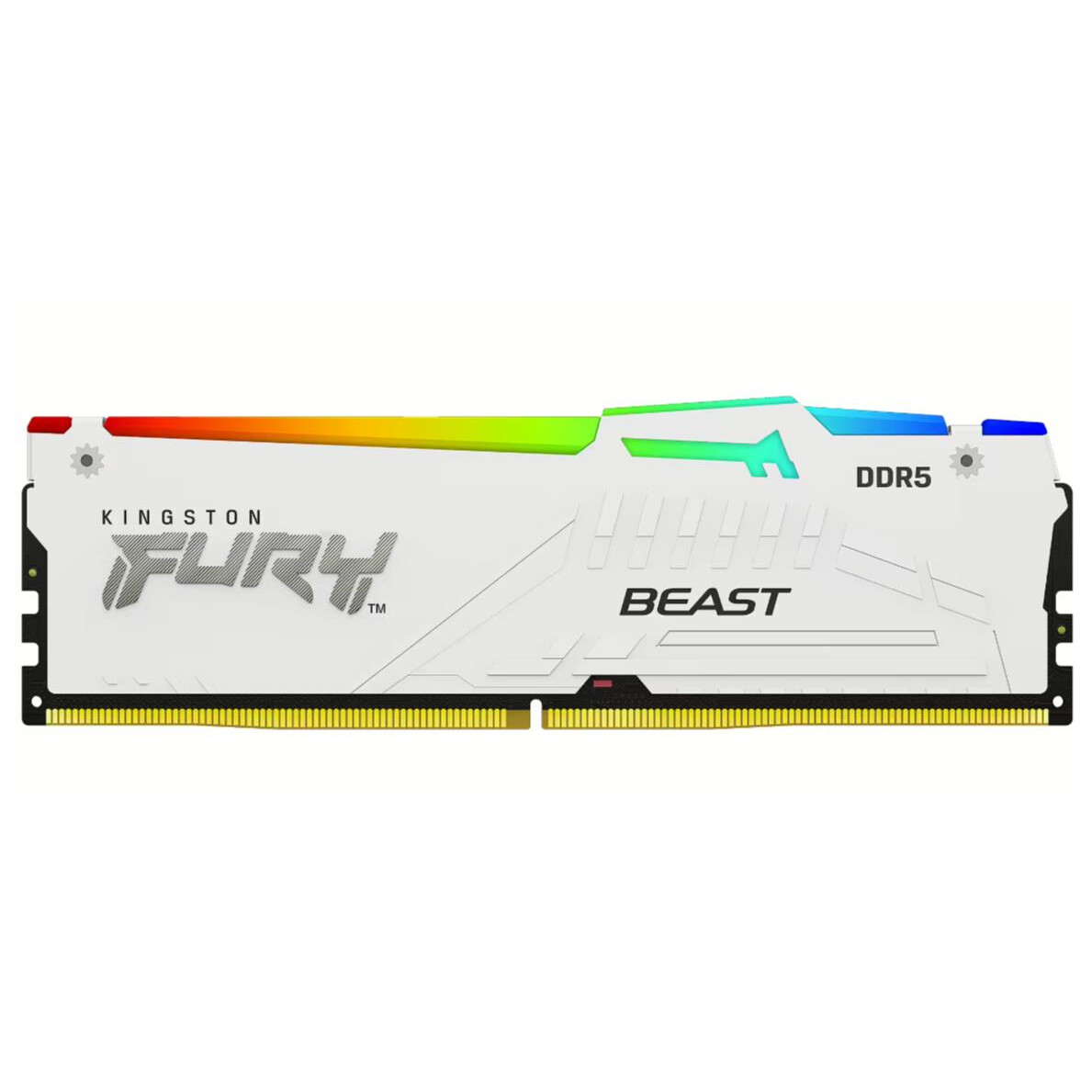 Operatīvā atmiņa Kingston FURY Beast White RGB EXPO 16GB 6000MTs DDR5 CL36 (KF560C36BWE2A-16)