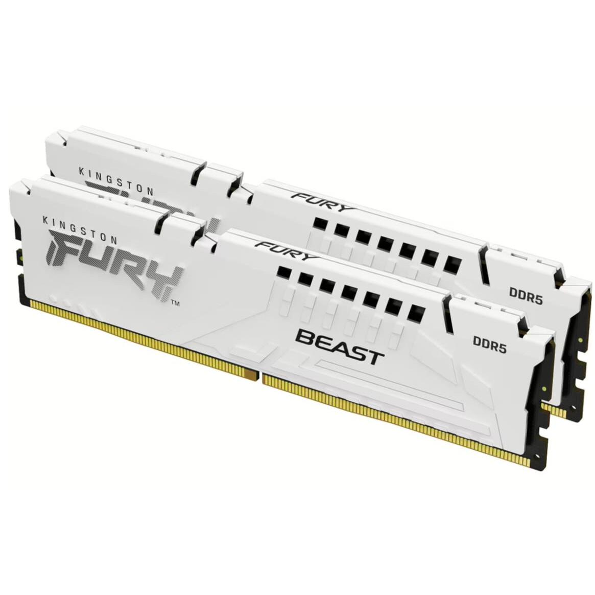 Operatīvā atmiņa KF560Kingston FURY Beast White RGB EXPO 32GB 6000MTs DDR5 CL36 2 (C36BWE2K2-32) - KF560C36BWE2K2-32