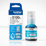 BROTHER BTD100C CYAN INK BOTTLE - 5000 PAGES