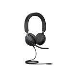 Austiņas JABRA Evolve2 40 SE USB-C MS Stereo Black (24189-999-799)