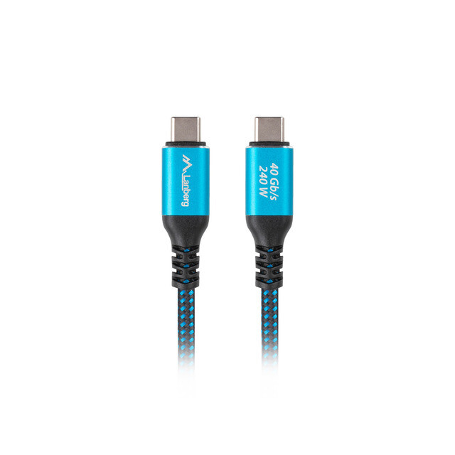 Lanberg USB-C cable 2m Blue (CA-CMCM-45CU-0020-BK) - foto 2