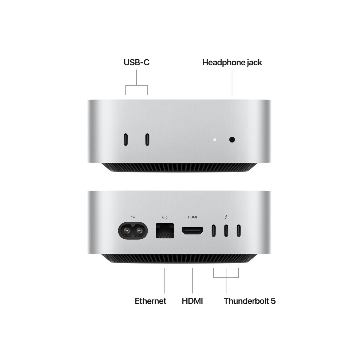 Personālais dators Apple Mac mini M4 Pro Silver (MCX44ZE/A) - foto 3