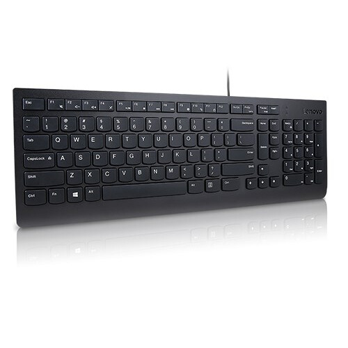 Tastatūra Lenovo Essential Wired Keyboard Black ENG (4Y41C68681) - foto 2