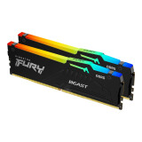 Operatīvā atmiņa Kingston FURY Beast RGB DDR5 32GB 6800 MHz CL34 (KF568C34BBEAK2-32)