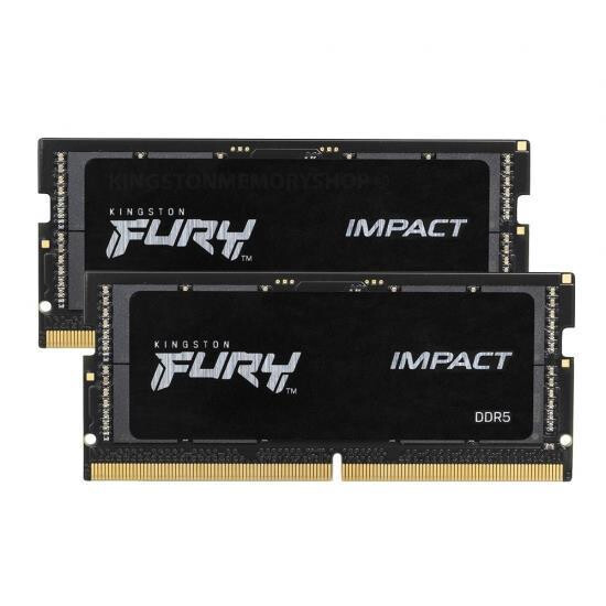 Operatīvā atmiņa 16Gb DDR5 4800MHz Kingston SO-DIMM (KVR48S40BS8-16)