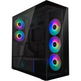 Datoru korpuss Arctic Xtender VG (Mirror Black) (ACPCC00019A)