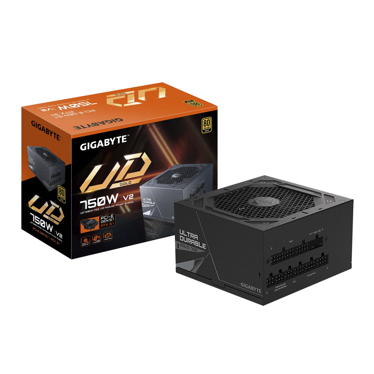 Barošanas bloks Gigabyte GP-UD750GM PG5 V2 750W Black