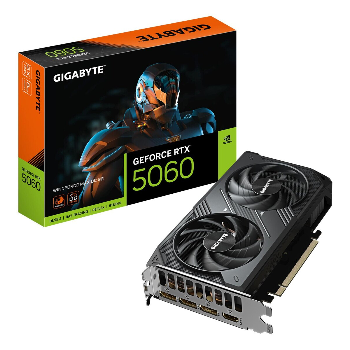 Videokarte GeForce RTX 5060 WINDFORCE MAX OC 8G (GV-N5060WF2MAX OC-8GD) - foto 5