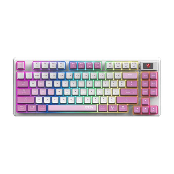 Tastatūra MSI FORGE GK600 TKL WIRELESS VIOLET US - FORGE GK600 TKL W VIOLET US