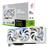 Videokarte ASUS ROG Astral GeForce RTX 5080 16GB GDDR7 OC (ROG-ASTRAL-RTX5080-O16G-WHITE)