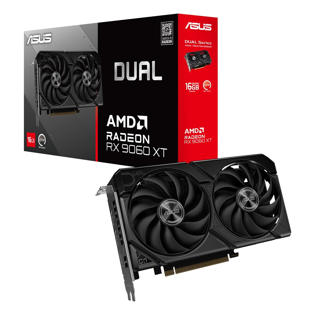Videokarte ASUS Dual AMD Radeon RX 9060 XT 16GB GDDR6  (DUAL-RX9060XT-16G) - foto 5